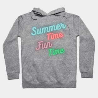 Summer Time, Fun Time. Fun Summer, Beach, Sand, Surf Design. Hoodie